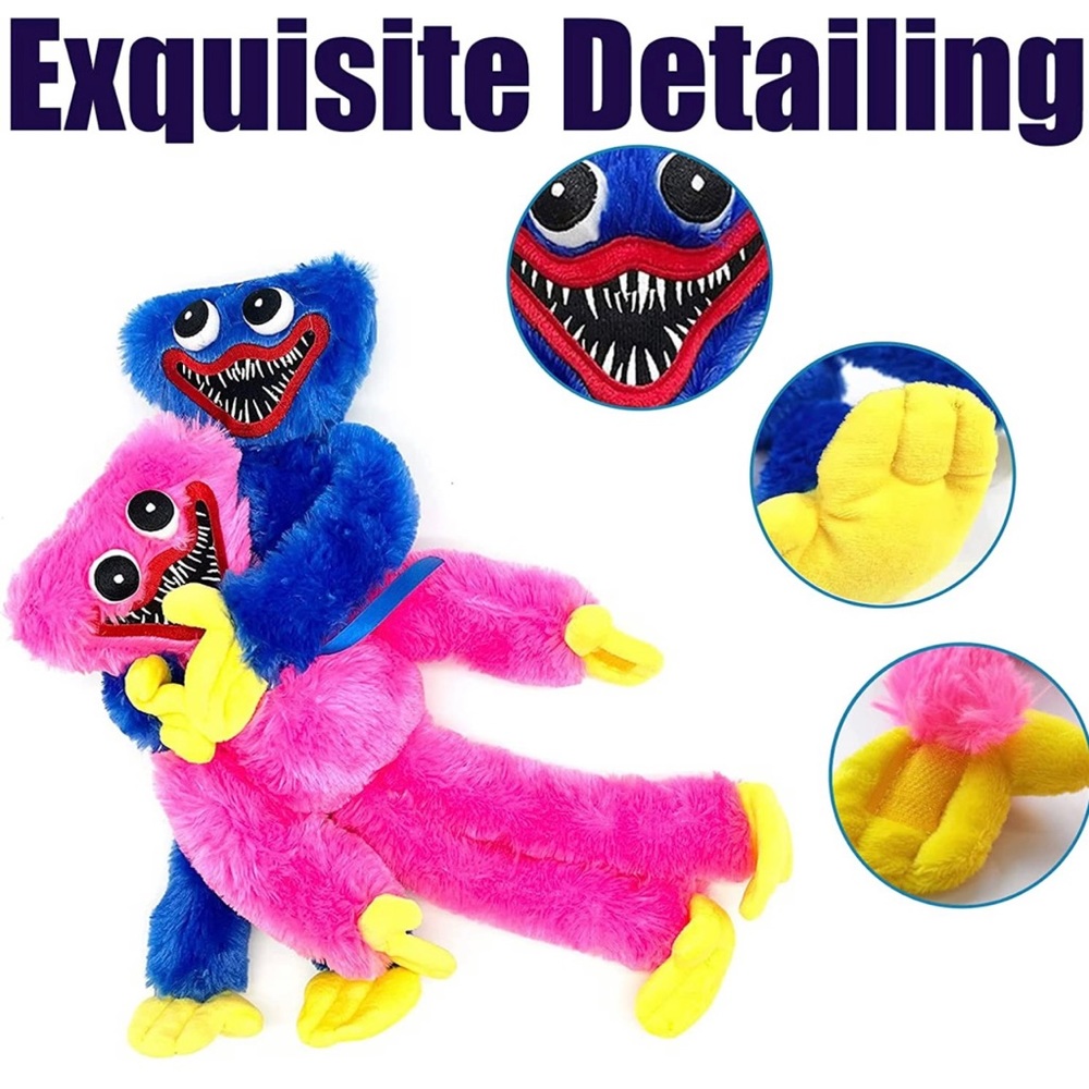 40 inches huggy wuggy plush - blue - Picture 3 of 4